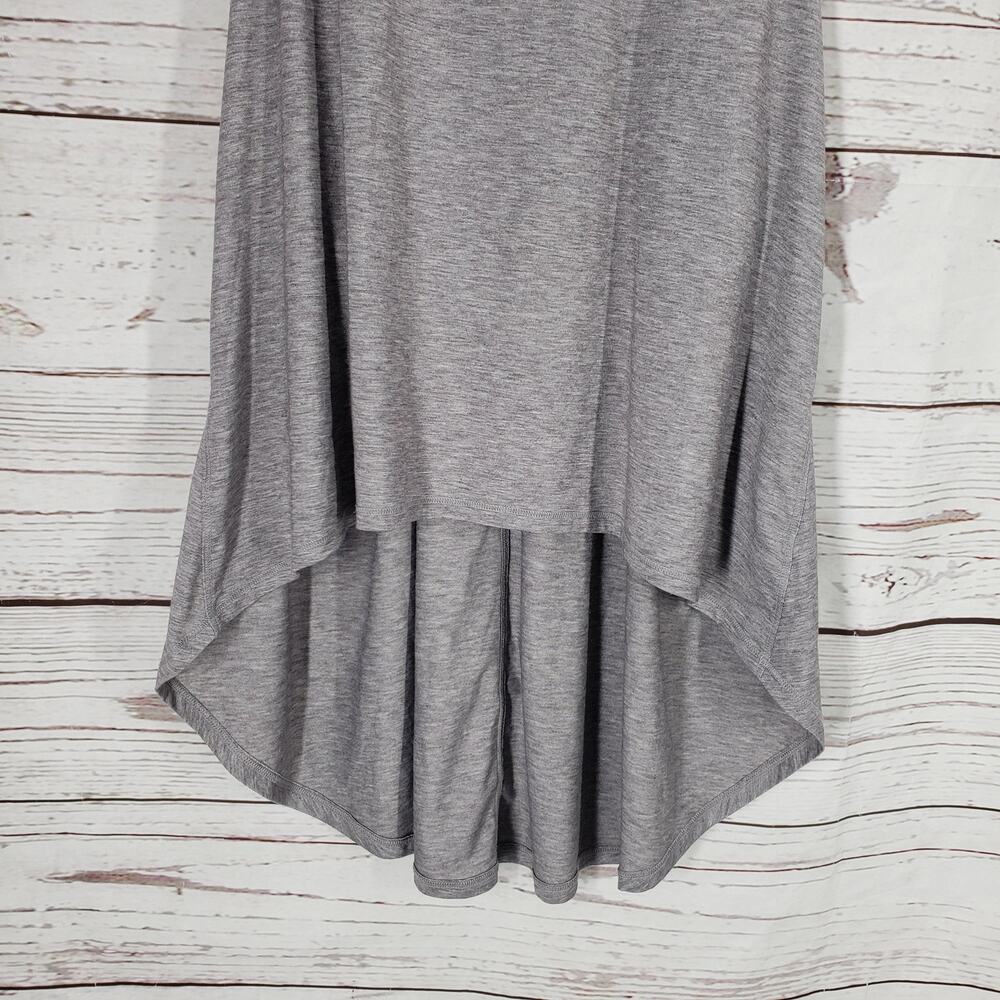 Athleta Women's Gray High Low Hem Sleeveless Tank Top Size Medium - Picture 4 of 10